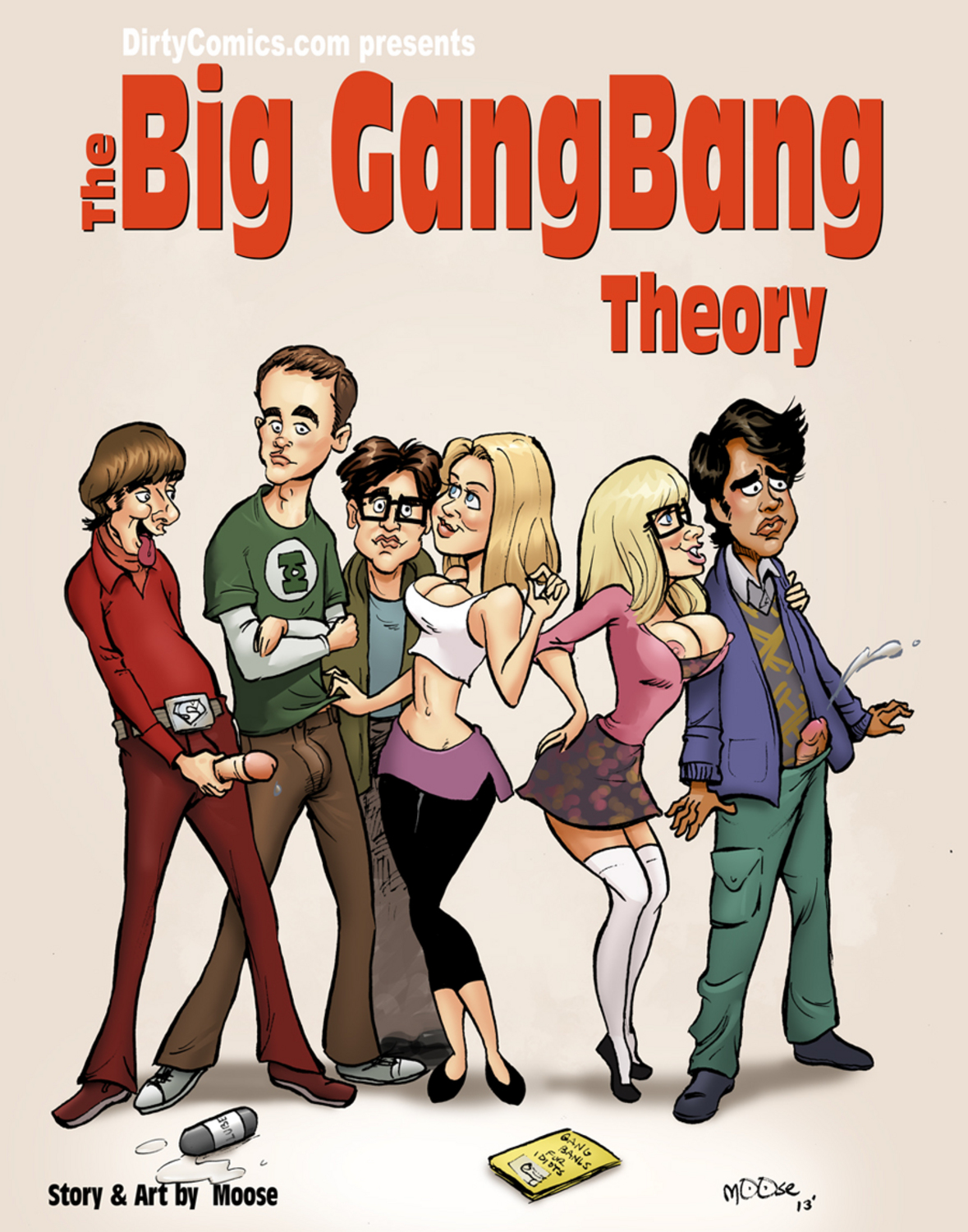 Gangbang Porn Comics - Moose - The Big Gang Bang Theory Â» GetComiXXX - Cartoon Porn ...