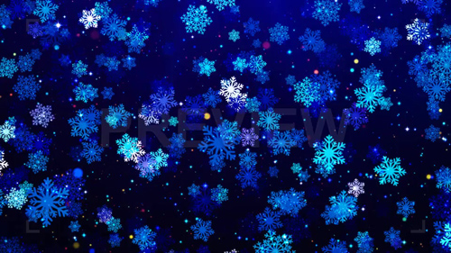 MA - Snowflakes Loop Background