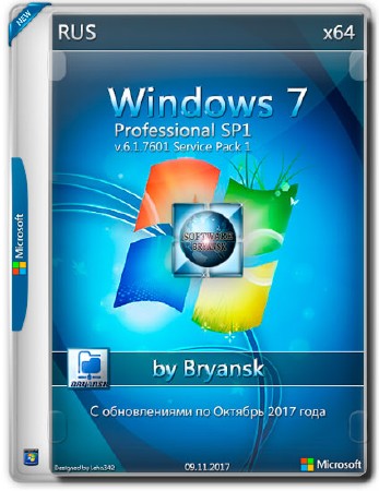 Windows 7 Professional SP1 x64 Bryansk (RUS/2017)