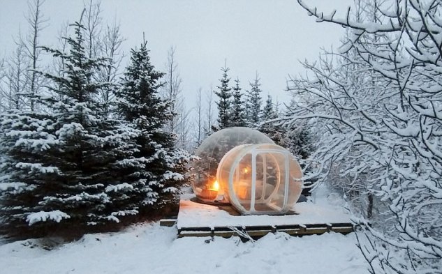 В Исландии создан отель для созерцания полярного сияния: фото