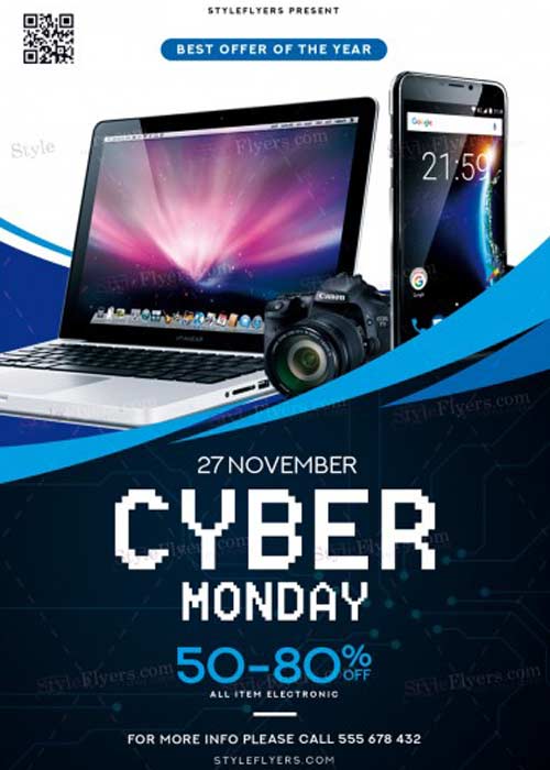 Cyber Monday V31 PSD Flyer Template