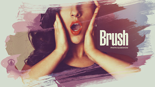 Beautiful Brush Photo Slideshow - Project for After Effects (Videohive)