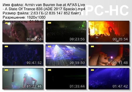 Armin van Buuren live at AFAS Live - A State Of Trance 836 (Full HD 1080)