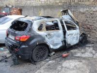 В Николаеве сожгли машинку семьи прокурора(фото, видео)