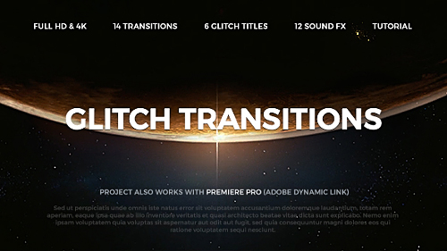 Glitch Transitions 20479670 - Project for After Effects (Videohive)