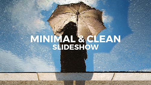 Minimal & Clean Slideshow - Project for After Effects (Videohive)