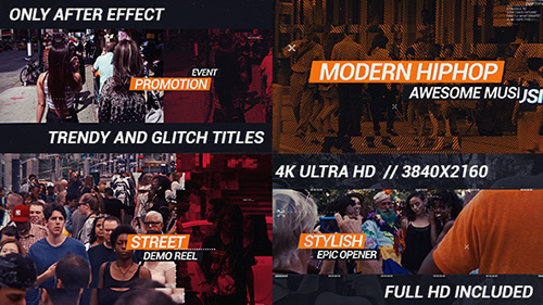 HipHop Urban Opener - Project for After Effects (Videohive) 