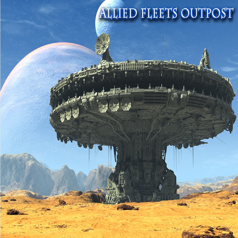 Allied Fleets Outpost- Poser OBJ 3DS MAX