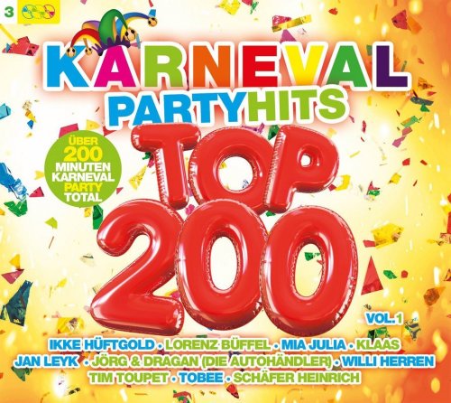 Karneval Partyhits Top 200 Vol. 1 (3CD) (2017) FLAC