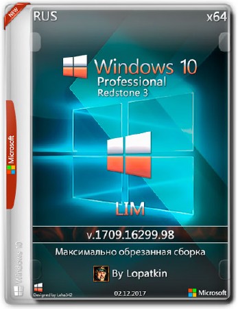 Windows 10 Pro x64 RS3 1709.16299.98 LIM (RUS/2017)
