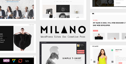ThemeForest - Milano v3.5 - Creative Minimal Portfolio & WooCommerce WordPress Theme - 16427135
