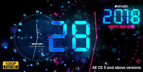 New Year Countdown 2018 21011217 - Project for After Effects (Videohive)