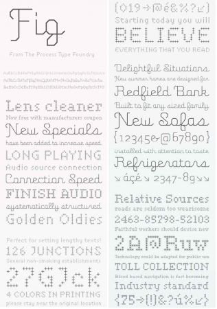 FIG Font Family