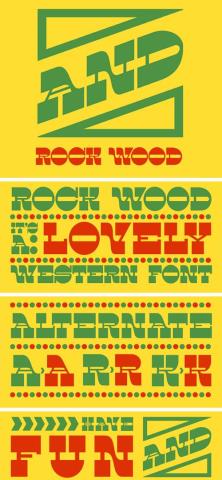 Rock Wood Font Family