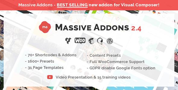CodeCanyon - Massive Addons for WPBakery Page Builder v2.4.2.3
