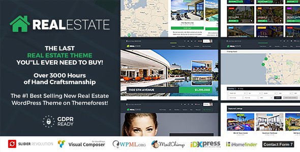 ThemeForest - Real Estate 7 v2.8.5 - Real Estate WordPress Theme