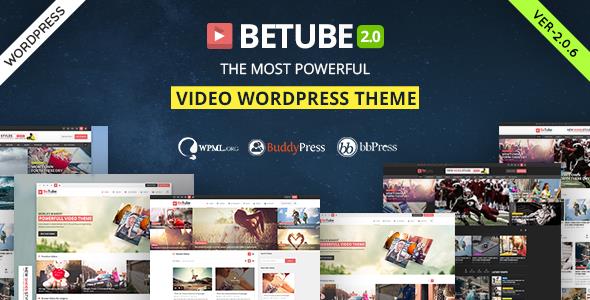 ThemeForest - Betube v2.0.6 - Video WordPress Theme