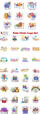 Vectors - Kids Clubs Logo Set