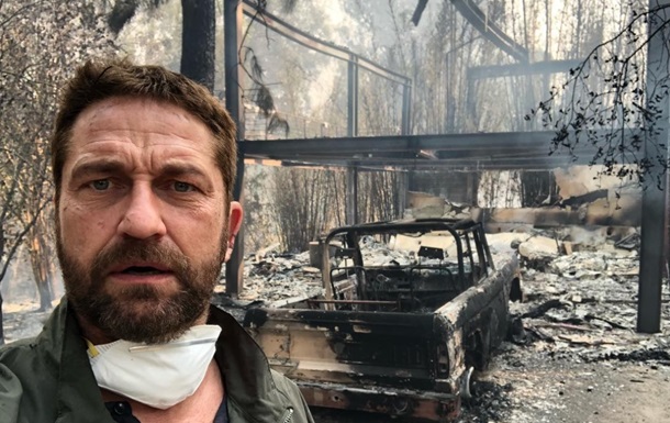 Дом актера Джерарда Батлера уничтожил лесной пожар