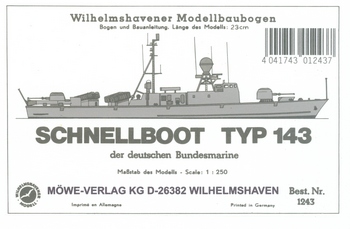 Schnellboot Typ 143 (WHM 1243)