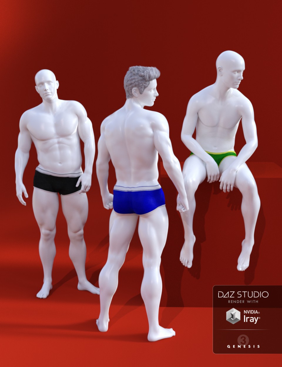 Photo Art Poses for Genesis 3 Male(s)