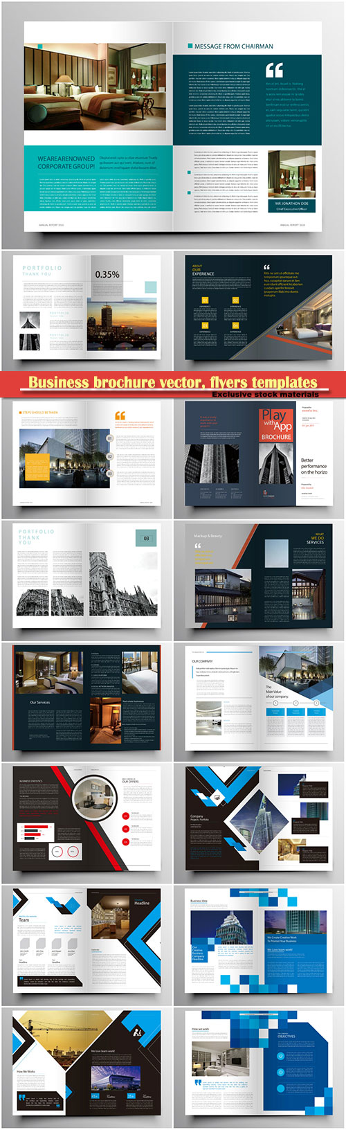 Business brochure vector, flyers templates, report cover design # 93