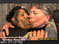 Hightide Scat: (Veronica Moser, Angelina) - VM44 - SERVING ANGELINA [HD 720p] - Lesbians, Smoking, Mature